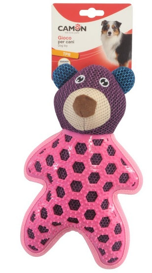 Camon Dog Toy pluszowy miś z TPR - miękki plusz i elastyczny gryzak w jednym - Image 1