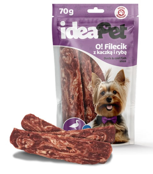 IdeaPet O! Fileciki z kaczką i rybą 70g - Image 1