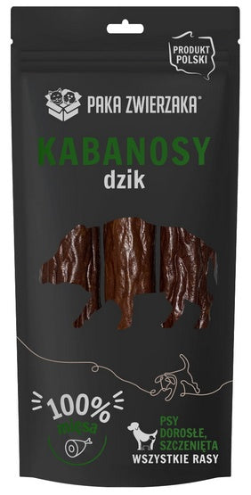 Paka Zwierzaka Kabanosy Dzik 3szt 80g - Image 1