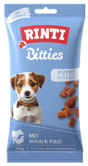Rinti Bitties Puppy Huhn & Rind - kurczak i wołowina 75g - Image 1