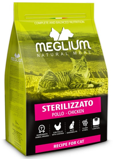 Meglium Cat Adult Neutered Chicken 10kg - kontrola masy po sterylizacji - Image 2