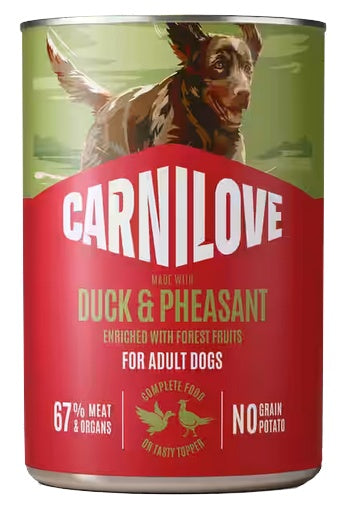 Carnilove Dog Duck & Pheasant Adult – kaczka i bażant puszka 400g
