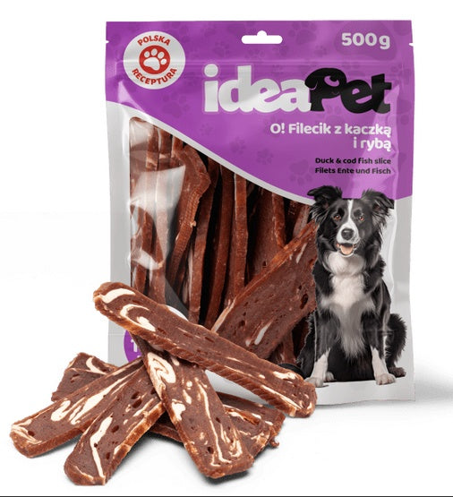 IdeaPet Fileciki z kaczką i rybą 500g - Image 1
