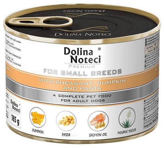 Dolina Noteci Premium Pies Mały Bażant, dynia i makaron puszka 185g - Image 1