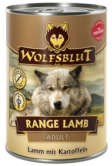 Wolfsblut Dog Range Lamb Adult – jagnięcina i ziemniaki puszka 395g