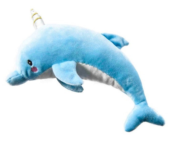 bUBA Pet delfin pluszowy ultrasoniczny - cicha piszczałka dla psa - Image 1