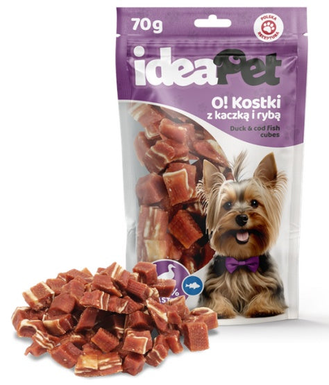IdeaPet O! Kostka z kaczką i rybą 70g - Image 1