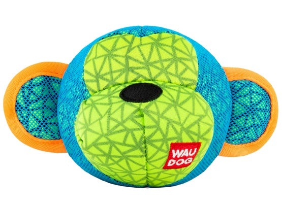 Collar WAUDOG Fun Małpa 16x10cm niebieska - piszczałka i szeleszczące elementy - Image 1