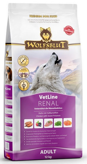 Wolfsblut Dog VetLine Renal - dieta nerkowa bez zbóż z kurczakiem i batatami 12 kg - Image 1