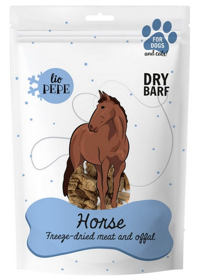 Paka Zwierzaka Lio PEPE przysmak Horse (wątróbka końska) 60 g - liofilizowana nagroda human grade - Image 1