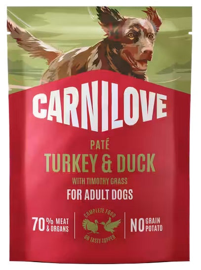 Carnilove Dog Turkey & Duck – indyk i kaczka saszetka 300g