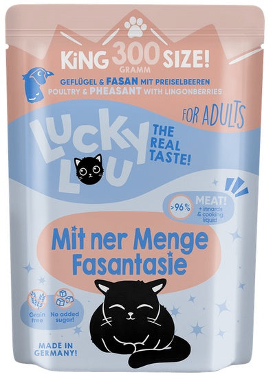Lucky Lou Lifestage Adult Drób i bażant saszetka 300g - Image 2