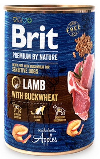 Brit Premium By Nature Lamb & Buckwheat puszka 400g - Image 1