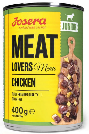 Josera Meat Lovers Menu Junior Kurczak puszka 400g - Image 2