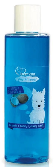 Over Zoo Frutti Power Szampon o zapachu kokosowym - psy z białą i jasną sierścią 200ml - Image 2