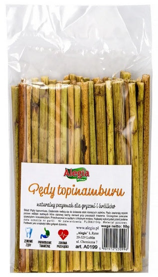Alegia pędy topinamburu 80g – naturalne wsparcie trawienia i ścierania zębów
