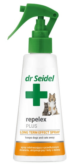 Dr Seidel Repelex Plus – Płyn utrzymujący psy i koty z daleka – spray 100ml