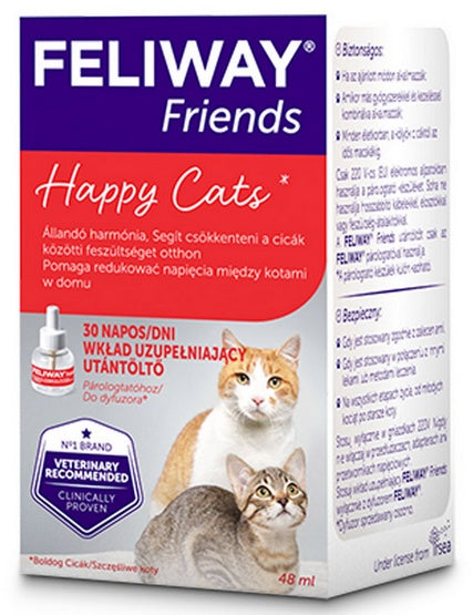 Feliway Friends – kocie feromony Wkład uzupełniający 48ml (30 dni)