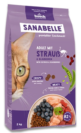 Sanabelle adult strauss – delikatny struś dla wybrednych kotów – 2 kg
