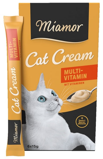 Miamor Cat Cream Multi-Vitamin 6x15g - Image 1