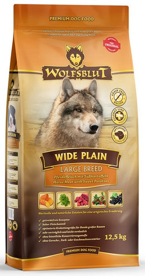 Wolfsblut Dog Wide Plain Large Breed konina i bataty 2 kg - monobiałkowa karma dla dużych ras - Image 1