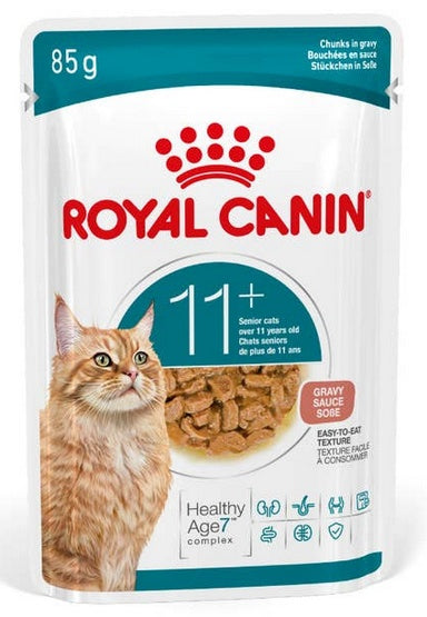 Royal Canin Ageing +11 karma mokra dla kotów dojrzałych w sosie saszetka 85g - Image 1