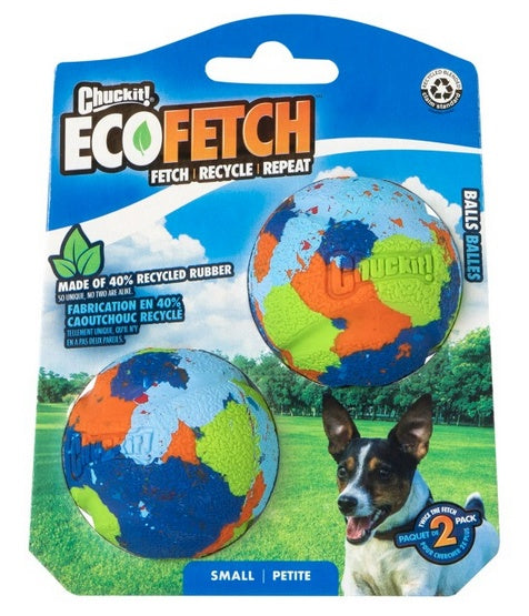 Chuckit! Eco Fetch Ball Small 2pak – ekologiczne piłki do aportu 5 cm