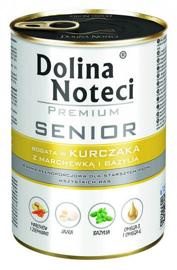 Dolina Noteci Premium Pies Senior Kurczak puszka 400g - Image 1