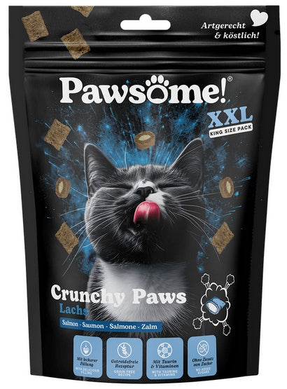 Pawsome Crunchy Paws Łosoś 150g - chrupiące bezzbożowe przysmaki z tauryną - Image 2