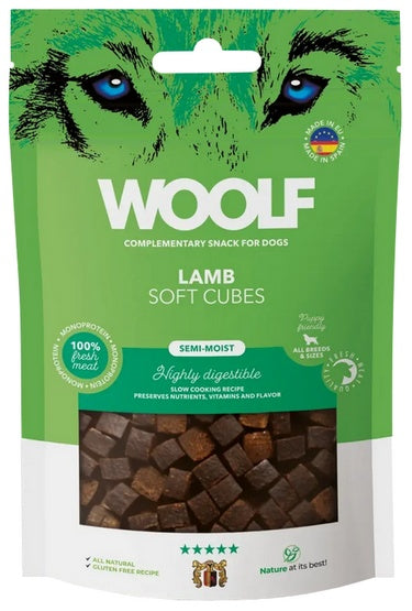 Woolf Soft Cubes Monoprotein Lamb 100g - Image 2