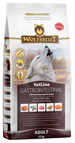 Wolfsblut Dog VetLine Gastrointestinal - kaczka i bataty 12kg - Image 1