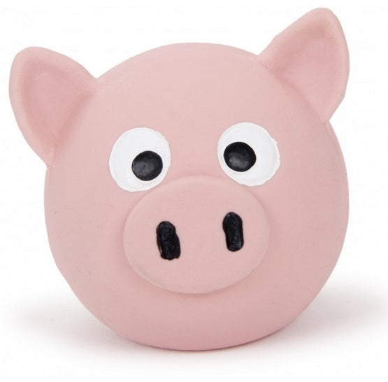 BUBA Świnka lateksowa 8 cm – piszcząca zabawka do zabawy i gryzienia