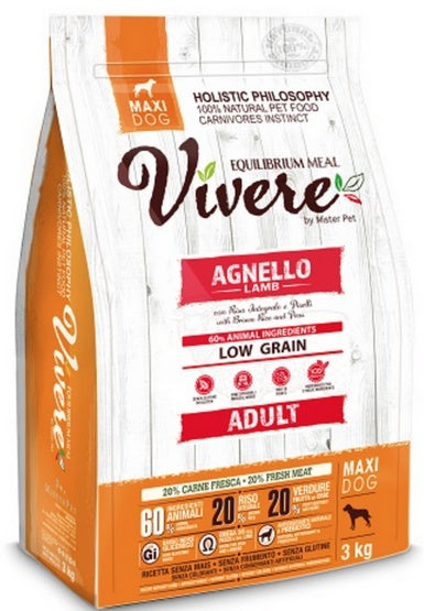 Vivere maxi adult lamb 3kg – monobiałkowa jagnięcina dla dużych ras