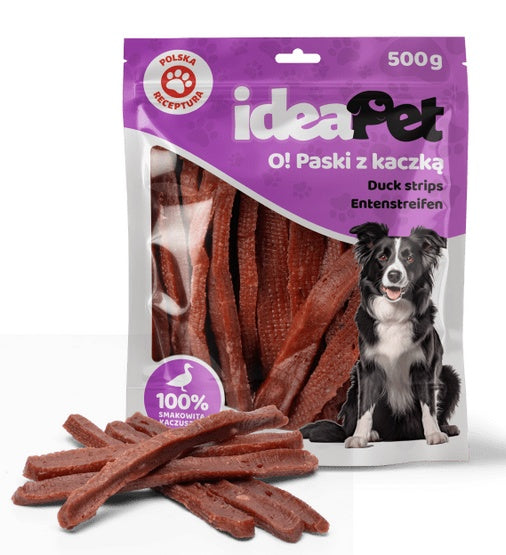 IdeaPet Paski z kaczką 500g - Image 1