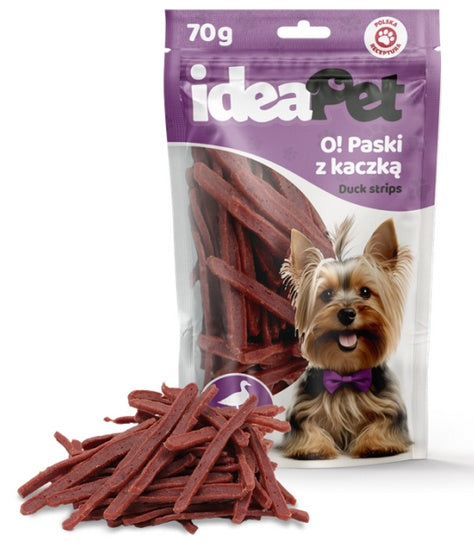 IdeaPet O! Paski z kaczką 70g - Image 1