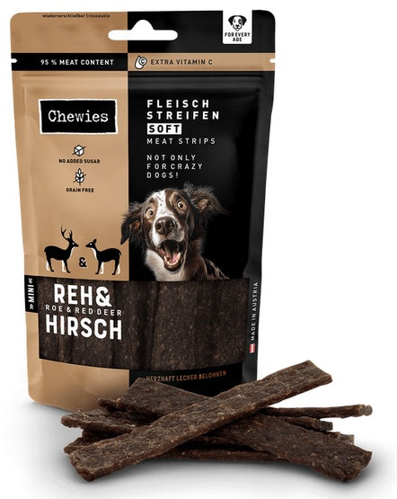 Chewies Meat Strips Soft Mini Sarna & Jeleń 70g - Image 1