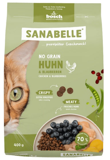 Sanabelle Adult No Grain Huhn – bezzbożowa z kurczakiem 400g