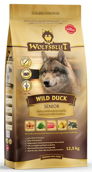 Wolfsblut wild duck senior – naturalna karma dla starszych psów 12,5 kg - Image 3