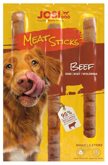 Josera JosiDog Meat Sticks Beef 33g - miękkie pałeczki z wołowiną do łatwego porcjowania - Image 1
