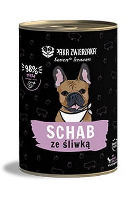 Paka Zwierzaka Seventh Heaven Pork & Plum puszka 400g - Image 1