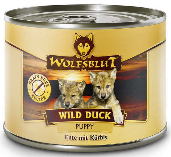 Wolfsblut Dog Wild Duck Puppy - bezzbożowa karma mokra dla szczeniąt - Image 1