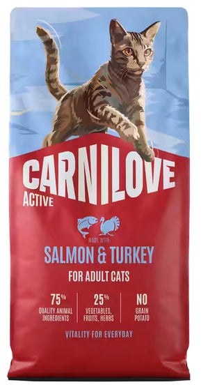 Carnilove Cat Active Salmon & Turkey – łosoś i indyk 2kg