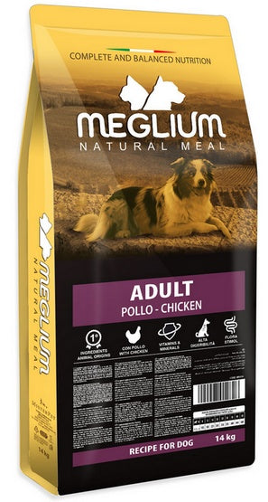 Meglium Dog Adult Chicken 14kg – z kurczakiem dla codziennej kondycji