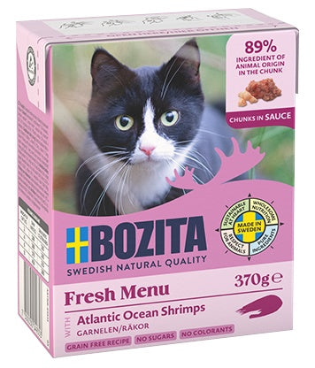 Bozita z Krewetkami kawałki w sosie kartonik 370g - Image 1