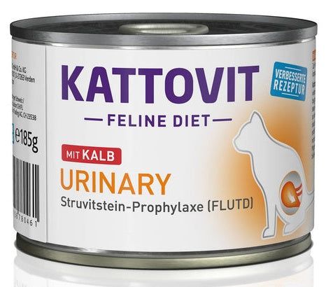 Kattovit Feline Diet Urinary cielęcina 185 g - kontrola pH moczu i niski magnez - Image 1