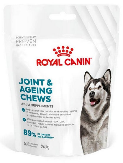 Royal Canin Joint & Ageing Chews Adult Supplements 240g – wsparcie stawów i zdrowego starzenia
