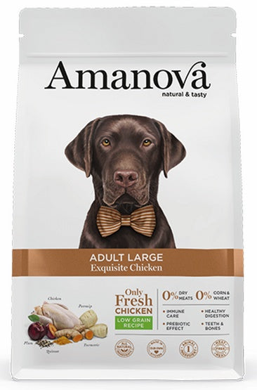 Amanova Dog Adult Large Exquisite Chicken – 68% świeżego kurczaka dla dużych ras