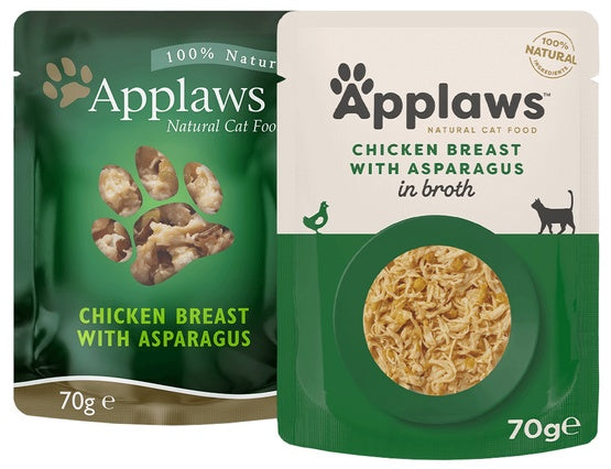 Applaws saszetka dla kota Kurczak i Szparagi 70g - Image 2