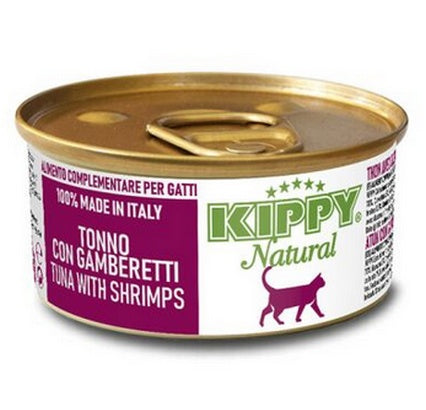 Kippy Natural Tuna & Shrimps – tuńczyk i krewetki puszka 70g