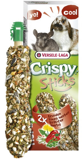 Versele-Laga Crispy Sticks Rabbit & Chinchilla Herbs - kolby dla królików i szynszyli z ziołami 110g - Image 2